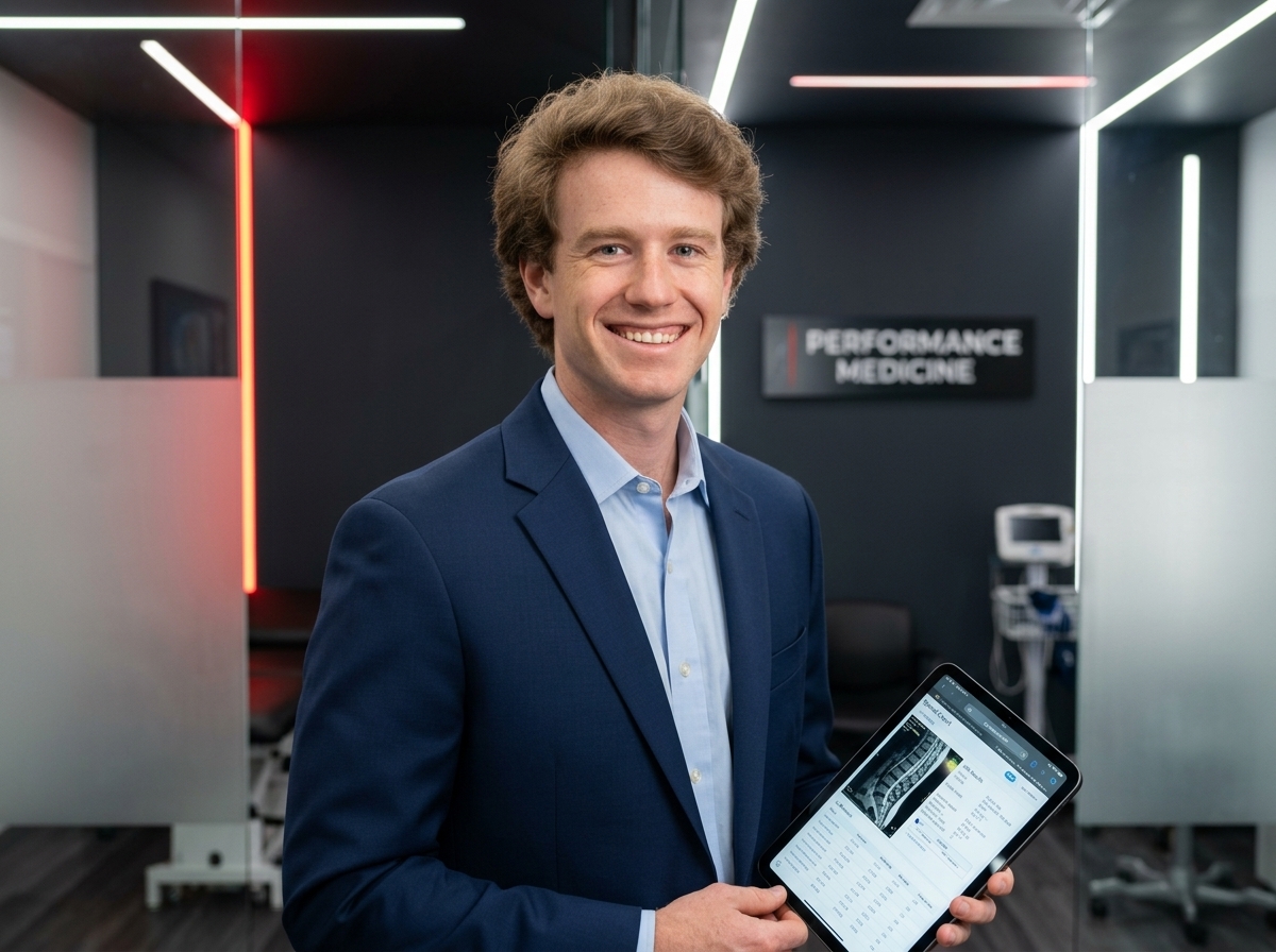 Dr. Sean Reid in the clinic